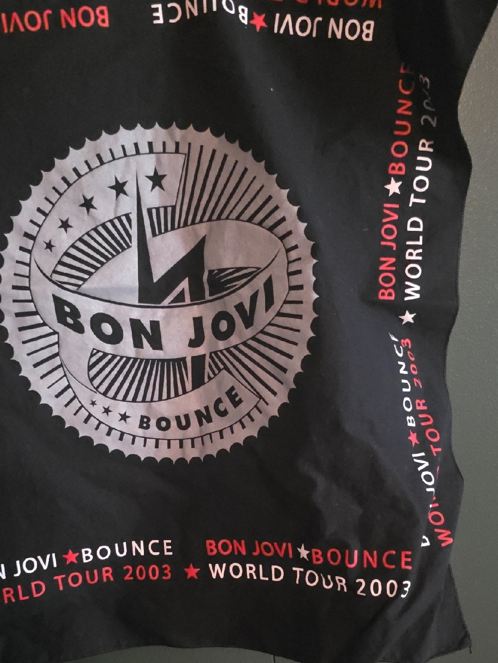 Bon Jovi 'Bounce' World Tour 2003 Black Tee